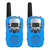 . Set 2 Radio Walkie Talkie Infantil Con Alcance 5 Km