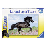 Puzzle Xxl Caballo Negro 200 Piezas Ravensburger