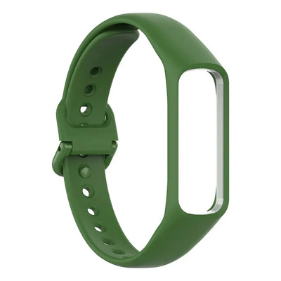 Verde Militar Correa De Reloj For Galaxy Fit 2 Sm-r220 //`