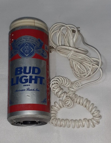 Telefone Fixo Lata Budweiser Bud Light Funciona 100% Com Fio