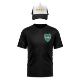 Combo Deportivo Remera + Gorra - Boca Juniors 2