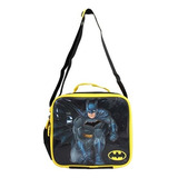 Lonchera Escolar Batman Lonchera Niños Color Negro