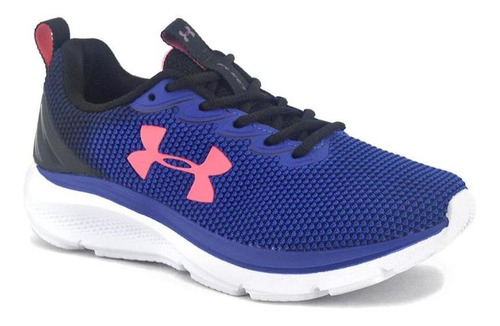 Zapatilla Under Armour Mujer Charged Fleet Lam Azul