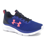 Zapatilla Under Armour Mujer Charged Fleet Lam Azul
