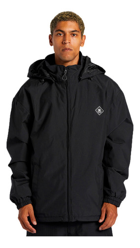 Campera Dc Snow Hombre Vista Negro Blw