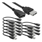 Saitech It - Paquete De 10 Unidades (15 Cm - 6 Pulgadas) Usb