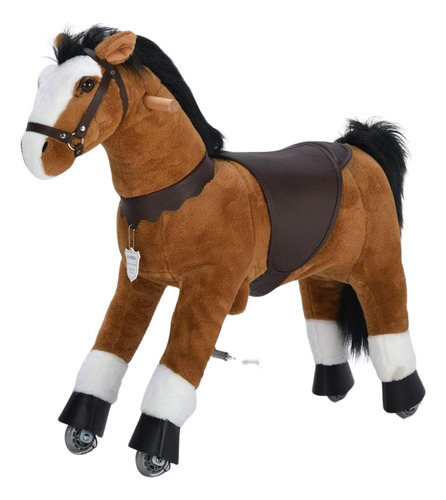 Caballo Pony Montable De Ruedas Caballito De 3 A 9 Años - M