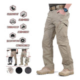 Pantalones Tácticos De Trabajo Para Hombre, Multibolsillos,