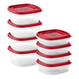 Rubbermaid 16-piece Food Storage Containers With Lids And St