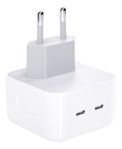 Fonte Carregador Turbo 40w Para iPhone 11 12 13 14 Pro Max Cor Branco