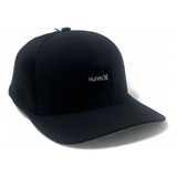 Gorra Negra Hurley Warner Tipo Trucker Snapback Original