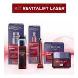 Kit L'oréal Paris Laser: Crema De Día,ojos,sérum