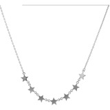 Collar Siete Estrellas Plata 925 Boaz Joyas