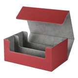 Caja De Baraja De Cartas Coleccionables, Almacenamiento Rojo