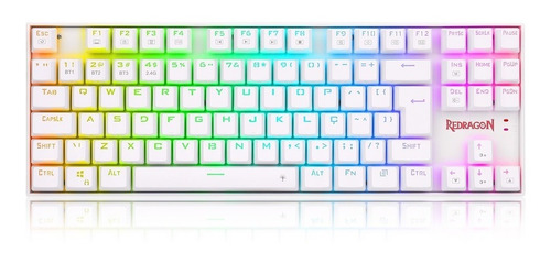 Teclado Mecânico Gamer Redragon Kumara Pro K552rgb-brs-w