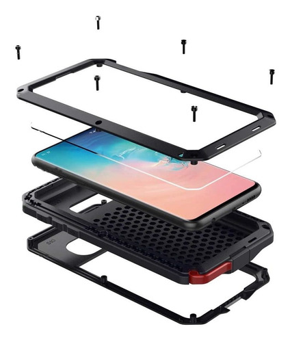 Funda Para Samsung Galaxy S10e, Negro/silicona/resistente