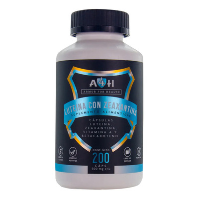 Suplemento Visión Nutricional Luteina Zeaxantina Armor For Health 200 Cápsulas | MercadoLibre