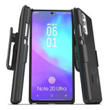 Funda Para Galaxy Note 20 Ultra, Negro/delgada/soporte