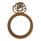 Porta Guardanapo Argola Rosa Bela E A Fera Festa Mdf 100 Pçs