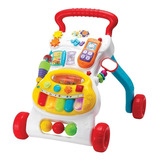 Andador Caminador Para Bebe Con Musica 6+ Meses Winfun Color Blanco