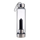Botella De Agua Cristal Con Cuarzo Intercambiable Vidrio 