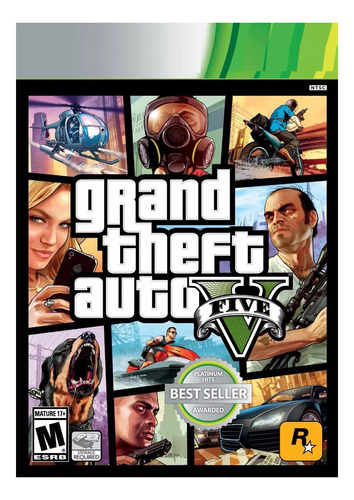 Grand Theft Auto 5 V Xbox 360 Nuevo Gta 5 Blakhelmet E