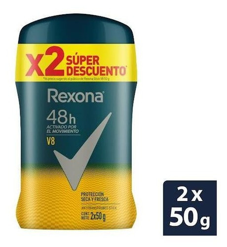 Antitranspirante Rexona Desodorante - g a $365