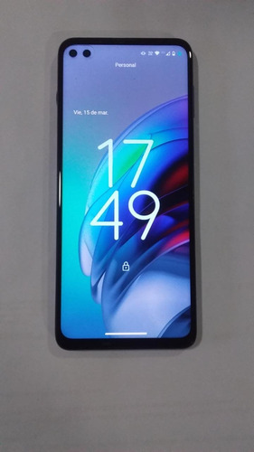 Moto G100 Celeste, 5g, 128 Gb Con Detalle Tapa Trasera 