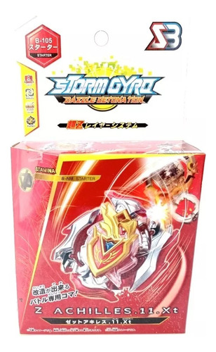  B105 Beyblade Z Achilles.11.xt Lanzador Super Power Speed