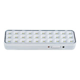 Luz De Emergencia Led Con Batería Recargable Li Ion 30 Leds