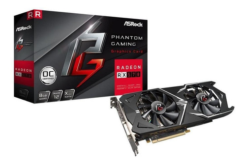 Placa De Video Amd Asrock  Phantom Gaming  Rx 570 Phantom 8g