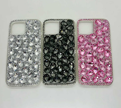 Funda Con Brillos Piedras iPhone Y Samsung