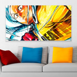 Cuadro Decorativo One Punch Saitama Modelo 2 Art 80x50cm