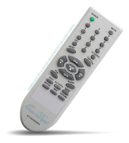 Control Remoto Para LG Tv LG 6710v00090n 14cb20 21fx5rl Rp21