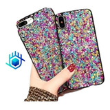 Funda Glitter Para iPhone Brillo Diamantes Escarcha Diamante