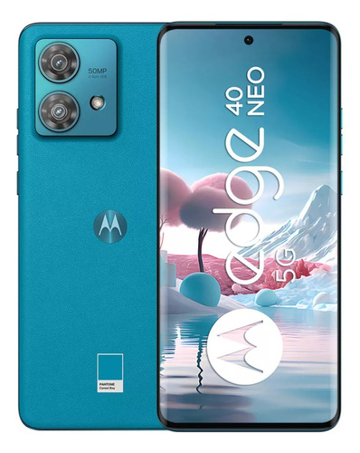 Motorola Edge 40 Neo 256gb Azul C/ Garantia + Capinha Brinde