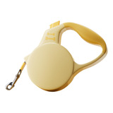 Correa Extensible Para Perro, Accesorio Práctico Amarillo