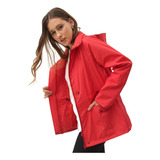 Campera Rompeviento Impermeable Con Capucha