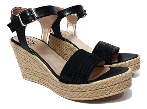 Sandalias Con Plataforma Taco Chino De Mujer Corcho Livianas