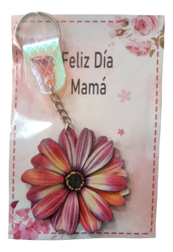 10 Llaveros Día De La Madre Regalo Mamá Mayoreo Flor