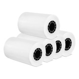 5 Rollos De Papel Termico 57x40 Para Impresoras De 58mm Color Blanco