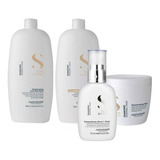 Kit Semi Di Lino Dimond Low Shampoo Cond Mask E Spray