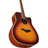 Guitarra Transacústica Yamaha Fgc Ta Bs Folk Steel Color Brown | Guía Para La Mano Derecha