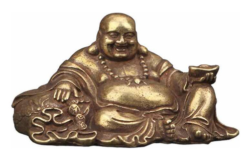 Buda Gordo Mini Estatua, Buda Gordo Hincado Decorativo
