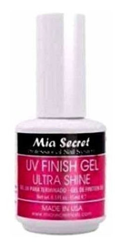 Top De Acrílico Uv Finish Gel Marca Mia Secret 1/2 Oz