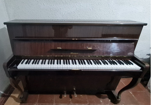Hermoso Piano Vertical Carl Sauter Alemán Modelo Strauss 