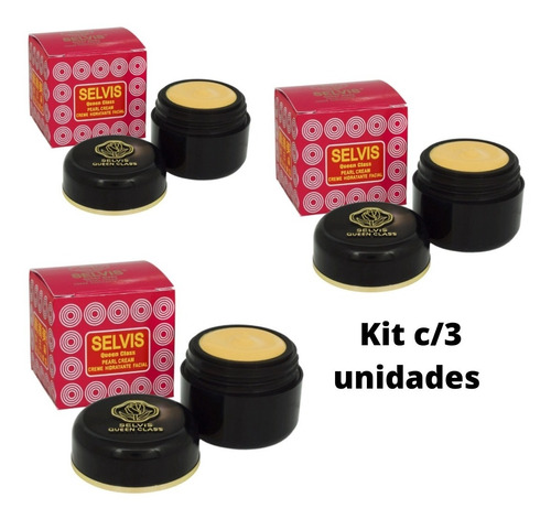 Kit C/ 3 Cremes Facial Selvis Rugol 15g