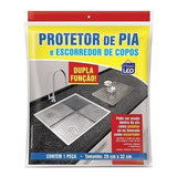 Protetor De Pia E Escorredor De Copos-plast Leo 28x32