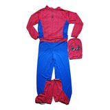 Disfraz De Hombre Araña Adulto Spiderman Con Capucha Y Botas