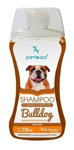 Petbac Shampoo Especial Para Bull Dog 250 Ml